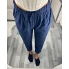Kalhoty bavlněné dámské (S/M/L ONE SIZE) ITALSKá MóDA IM424280/DUR (Velikost S/M/L, Barva bílá)