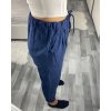 Kalhoty bavlněné dámské (S/M/L ONE SIZE) ITALSKá MóDA IM424280/DUR (Velikost S/M/L, Barva bílá)
