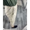 Kalhoty bavlněné dámské (S/M/L ONE SIZE) ITALSKá MóDA IM424280/DUR (Velikost S/M/L, Barva bílá)