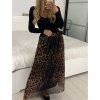 Sukně dlouhá dámská (S/M/L ONE SIZE) ITALSKÁ MÓDA IMWGB24RAZETA-1/DUR (Velikost S/M, Barva hnědá)