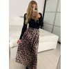 Sukně dlouhá dámská (S/M/L ONE SIZE) ITALSKÁ MÓDA IMWGB24FRANCESCA/DUR (Velikost S/M, Barva hnědá)