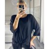 Halenka šifonová dlouhý rukáv dámská (M/L ONE SIZE) ITALSKÁ MÓDA IMM24M2852-1/DUR
