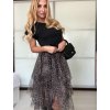 Sukně dlouhá tylová dámská leopard (S/M ONE SIZE) ITALSKÁ MÓDA IMM22EL2298/DUR