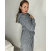 Cardigan pletený dlouhý rukáv dámská (S/M ONE SIZE) ITALSKÁ MÓDA IMPSH233091/DUR (Velikost S/M, Barva béžová)