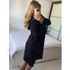 Cardigan pletený dlouhý rukáv dámská (S/M ONE SIZE) ITALSKÁ MÓDA IMPSH233091/DUR (Velikost S/M, Barva béžová)