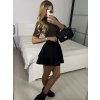 Svetr úpletový s rolákem 3/4 dlouhý rukáv dámský (S/M ONE SIZE) IMPMN24JB87619A/DU (Velikost S/M, Barva béžová)