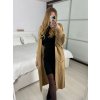 Cardigan pletený dlouhý rukáv dámský (S/M ONE SIZE) ITALSKÁ MÓDA IMPLI249061/DU