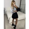 Svetr úpletový krátký rukáv dámský (S/M ONE SIZE) IMPMN24JB87607A/DU (Velikost S/M, Barva bílá)