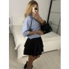 Svetr úpletový krátký rukáv dámský (S/M ONE SIZE) IMPMN24JB87607A/DU (Velikost S/M, Barva bílá)