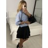 Svetr úpletový krátký rukáv dámský (S/M ONE SIZE) IMPMN24JB87607A/DU (Velikost S/M, Barva bílá)