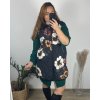 Vesta na zip s kapucí dámská nadrozměr (44/46/48 ONE SIZE ) ITALSKá MóDA IMSM24ROSE/DR