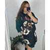Vesta na zip s kapucí dámská nadrozměr (44/46/48 ONE SIZE ) ITALSKá MóDA IMSM24ROSE/DR