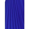 311-16 LILA Plisované šaty s krátkým rukávem - Royal Blue (Velikost XS)