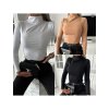 Tunika elegantní dlouhý rukáv dámská (S/M/L ONE SIZE) ITALSKÁ MÓDA IMM24M31347