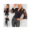 Tunika/halenka elegantní dlouhý rukáv dámská (S/M/L ONE SIZE) ITALSKÁ MÓDA IMM24M21673
