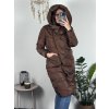 Kabát zimní s kapucí dámska  LHD fashion (S-2XL) LHD-2M-033-2/DR