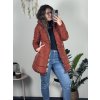 Kabát zimní s kapucí dámska  LHD fashion (S-2XL) LHD-2M-231-1/DR