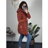 Kabát zimní s kapucí dámska  LHD fashion (S-2XL) LHD-2M-231-1/DR