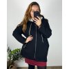 Mikina teplá dlouhý rukáv dámská nadrozměr (54/56/58 ONE SIZE) ITALSKÁ MÓDA IMSM24KENDY/DU