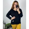 Tričko tunika dlouhý rukáv dámská nadrozměr (50/52/54 ONE SIZE) ITALSKá MóDA IM724NANANA/DU