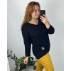 Tričko tunika dlouhý rukáv dámská nadrozměr (50/52/54 ONE SIZE) ITALSKá MóDA IM724NANANA/DU