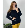 Tričko tunika dlouhý rukáv dámská nadrozměr (50/52/54 ONE SIZE) ITALSKá MóDA IM724NANANA/DU