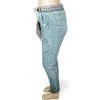 Kalhoty strečové dlouhé dámské (M/L ONE SIZE) ITALSKá MODA IM423FRIDO/DUR (Velikost M/L, Barva Černá)