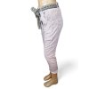 Kalhoty strečové dlouhé dámské (M/L ONE SIZE) ITALSKá MODA IM423FRIDO/DUR (Velikost M/L, Barva Černá)