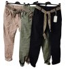 Kalhoty strečové dlouhé dámské (M/L ONE SIZE) ITALSKá MODA IM423FRIDO/DUR