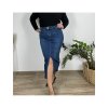 Sukně riflová dámská nadrozměr (L-4XL) MOON GIRL IM924MUQ858/DUR (Velikost L, Barva modrá)