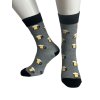 Ponožky veselé pivo slabé pánské CRAZY SOCKS přines mi pivo pro pivaře (40-43,44-47) POLSKÁ MODA DPP22026A/DUR (Velikost 40-43, Barva Černá)