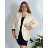 Sako elegantní dámská (50-56) ITALSKÁ MÓDA IMM23M85705-4/DR (Velikost 50, Barva béžová)