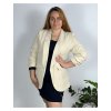 Sako elegantní dámská (50-56) ITALSKÁ MÓDA IMM23M85705-4/DR (Velikost 50, Barva béžová)
