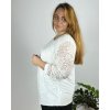Tunika elegantní dlouhý rukáv dámská nadrozměr (XL-5XL ONE SIZE) POLSKÁ MÓDA PMFF241447/DR
