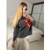 Mikina slabá jarní dámská (S/M ONE SIZE) ITALSKá MóDA IM524003/DUR
