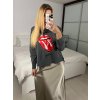 Mikina slabá jarní dámská (S/M ONE SIZE) ITALSKá MóDA IM524003/DUR