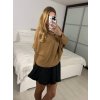 Svetr oversize šikmý dlouhý rukáv dámské (S/M/L ONE SIZE) ITALSKá MóDA IM424509/DUR (Velikost S/M/L, Barva bílá)