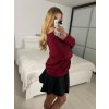 Svetr oversize šikmý dlouhý rukáv dámské (S/M/L ONE SIZE) ITALSKá MóDA IM424509/DUR