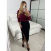Sukně dlouhá dámská (S/M/L ONE SIZE) ITALSKÁ MÓDA IMWH24026/DUR (Velikost S/M/L, Barva Černá)