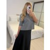 Svetr úpletový dlouhý rukáv dámský (S/M/L ONE SIZE) ITALSKÁ MÓDA IMWH24050/DU (Velikost S/M/L, Barva hnědá)