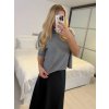 Svetr úpletový dlouhý rukáv dámský (S/M/L ONE SIZE) ITALSKÁ MÓDA IMWH24050/DU (Velikost S/M/L, Barva hnědá)