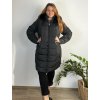 Kabát zimní nadrozměr dámský (3XL-7XL) SKORP HH-2408TO/DUR (Velikost 3XL, Barva Černá)