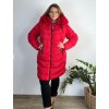 Kabát zimní nadrozměr dámský (3XL-7XL) SKORP HH-2408TO/DUR (Velikost 3XL, Barva červená)