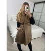Vesta s beránkem bez rukávu dámská (S/M ONE SIZE) ITALSKÁ MÓDA IMWAA233885/DU (Velikost S/M, Barva Černá)