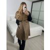 Vesta s beránkem bez rukávu dámská (S/M ONE SIZE) ITALSKÁ MÓDA IMWAA233885/DU (Velikost S/M, Barva Černá)