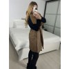 Vesta s beránkem bez rukávu dámská (S/M ONE SIZE) ITALSKÁ MÓDA IMWAA233885/DU (Velikost S/M, Barva Černá)