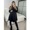 Vesta s beránkem bez rukávu dámská (S/M ONE SIZE) ITALSKÁ MÓDA IMWAA233885/DU (Velikost S/M, Barva Černá)