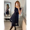 Šaty elegantní letní bez rukávu dámské (S/M/L ONE SIZE) ITALSKÁ MÓDA IM322SIMONE/DR (Velikost S/M/L, Barva béžová)