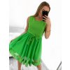 Šaty elegantní letní bez rukávu dámské (S/M/L ONE SIZE) ITALSKÁ MÓDA IM322SIMONE/DR (Velikost S/M/L, Barva béžová)