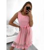Šaty elegantní letní bez rukávu dámské (S/M/L ONE SIZE) ITALSKÁ MÓDA IM322SIMONE/DR (Velikost S/M/L, Barva béžová)
